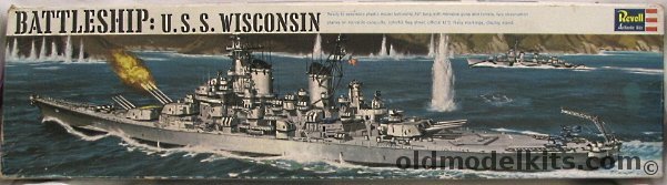 Revell 1/535 Battleship USS Wisconsin, H352 plastic model kit